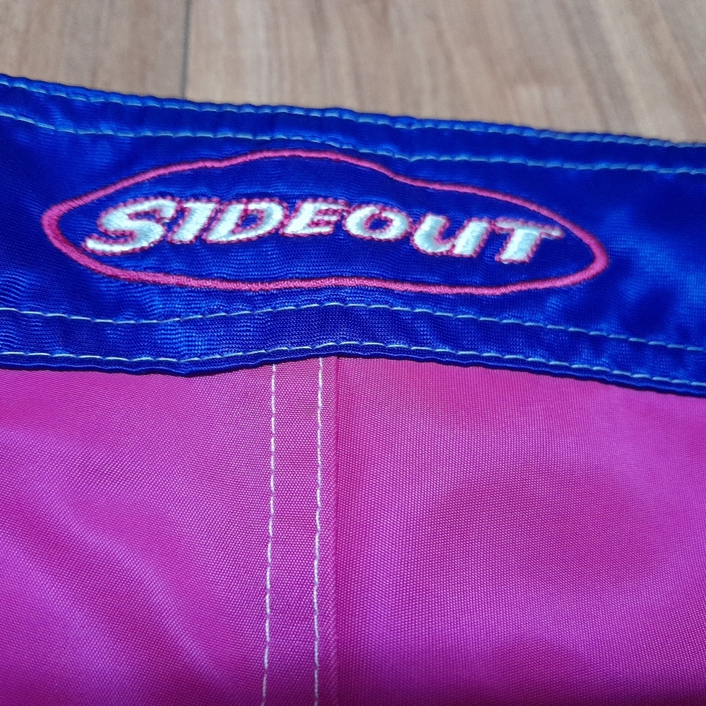 Vintage SideOut Board Shorts Volleyball Nylon Surf Swim Beach Men’s Medium